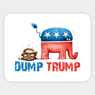 DUMP TRUMP Sticker